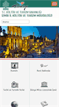 Mobile Screenshot of izmirkulturturizm.gov.tr